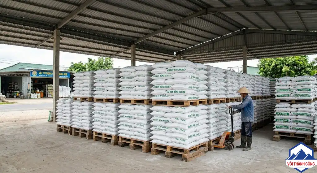 Bảo quản vôi cục