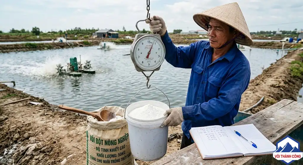 Đo lường vôi cẩn thận