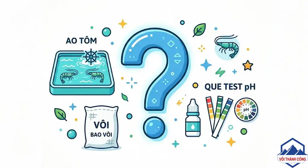 Câu hỏi thường gặp về vôi ao tôm