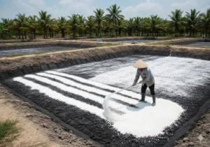 cải tạo ao tôm nhiễm phèn ở long an