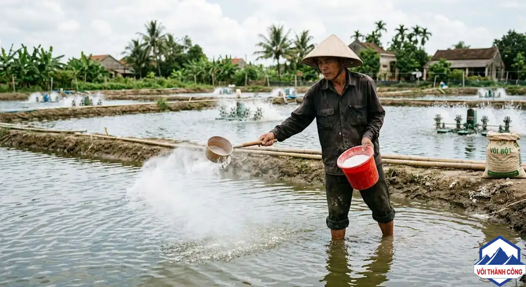 Tạt vôi thấp