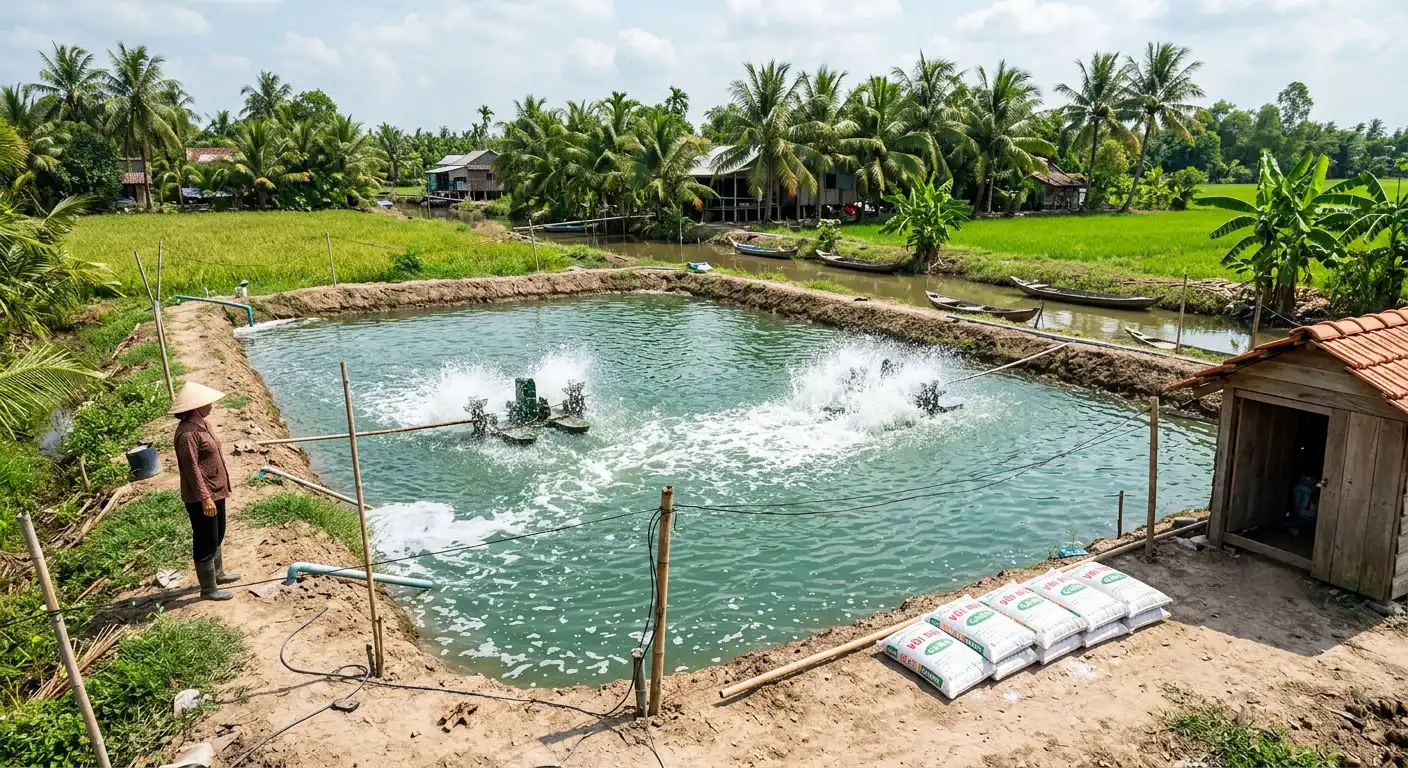 Nuôi tôm Đồng bằng sông Cửu Long