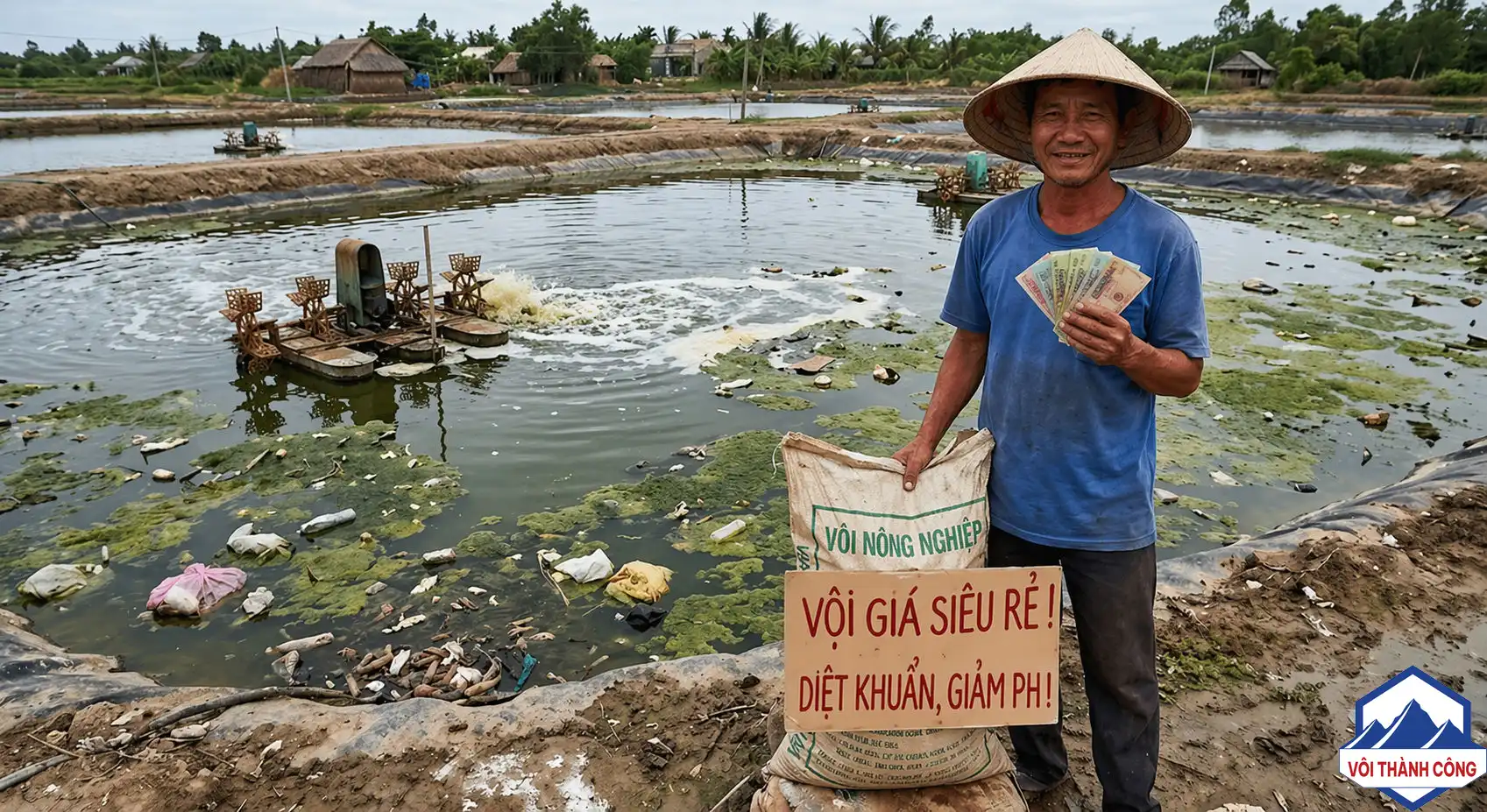 Vôi giá rẻ gây hại