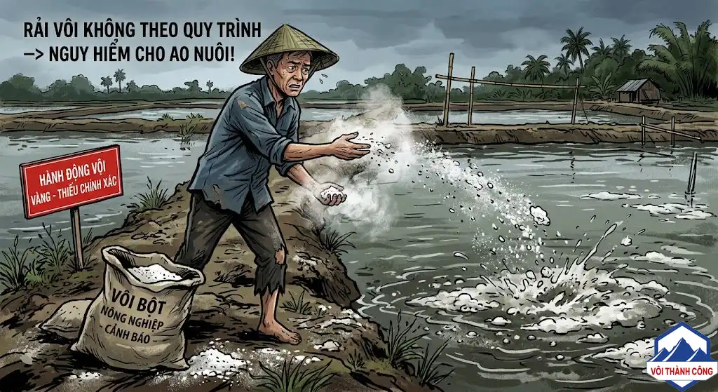 Tạt vôi theo cảm tính
