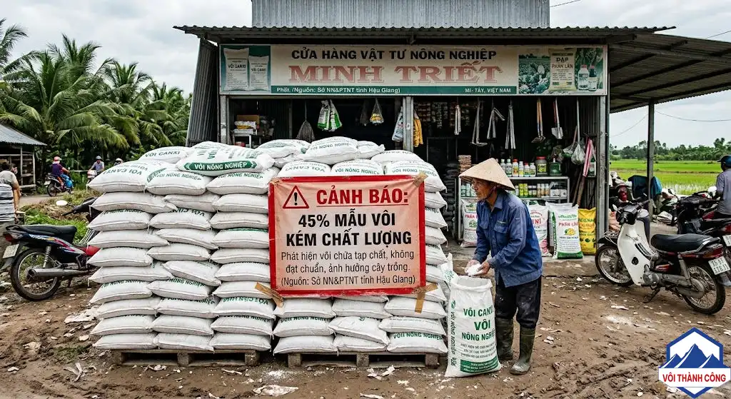 Thực trạng vôi kém chất lượng
