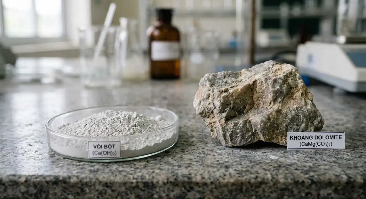 Vôi dolomite