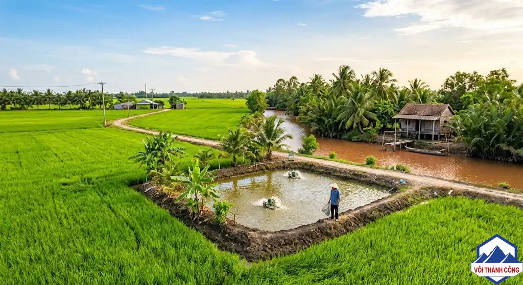 Mô hình tôm lúa luân canh