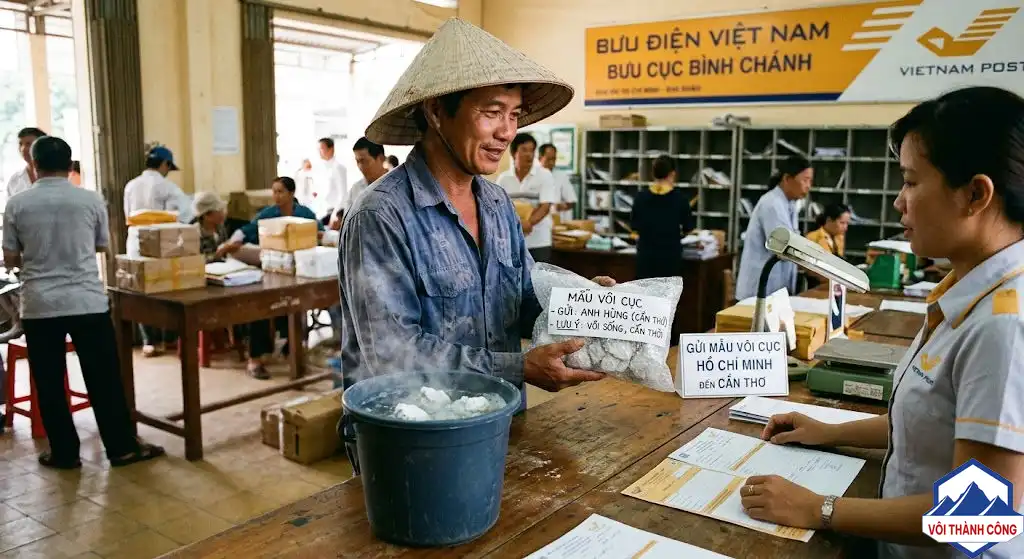 Yêu cầu mẫu vôi