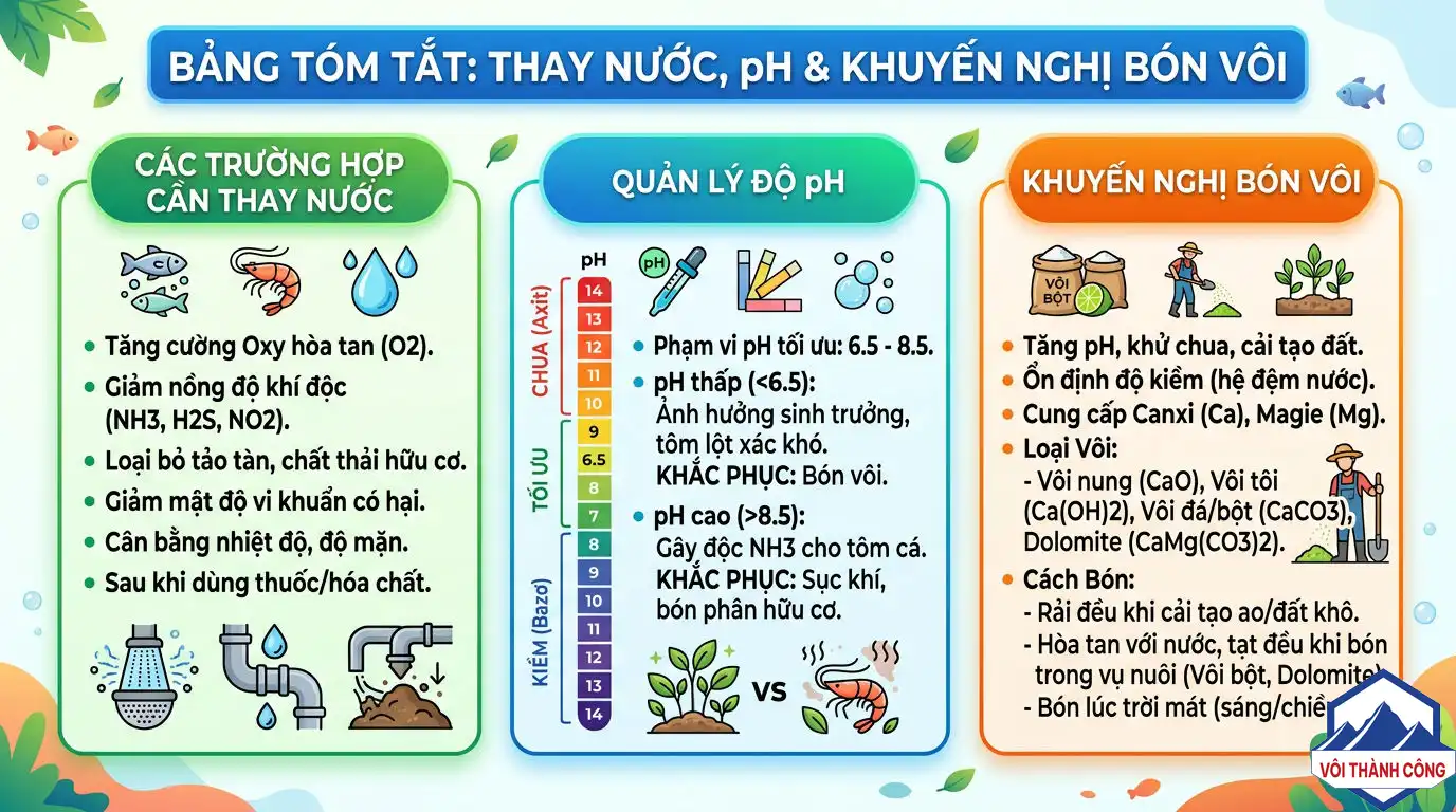Bảng hướng dẫn nhanh