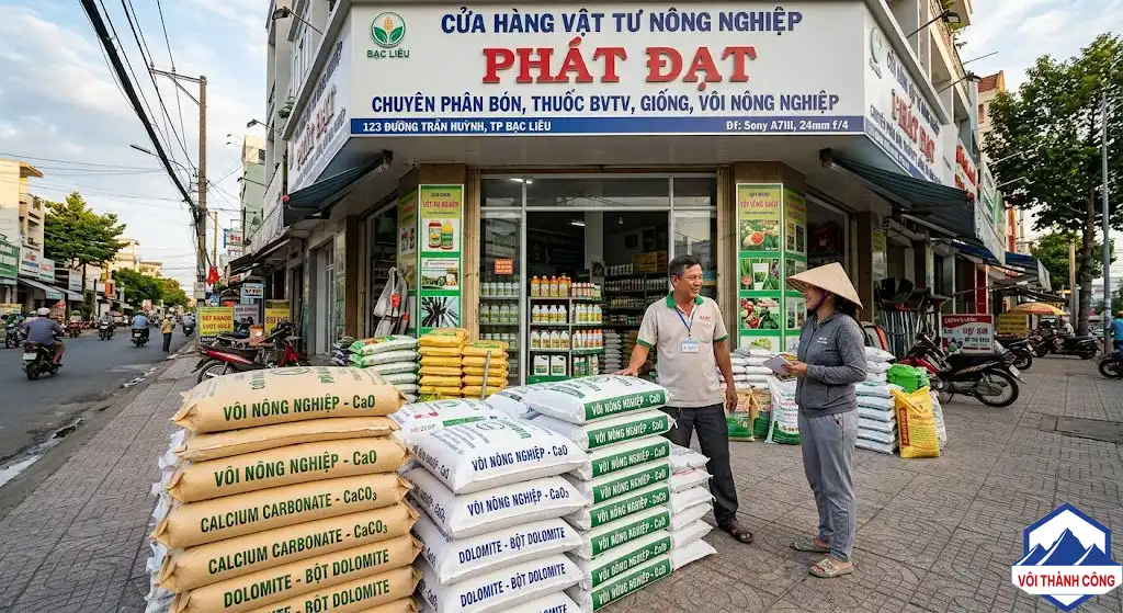 Đại lý vật tư nông nghiệp tại TP Bạc Liêu