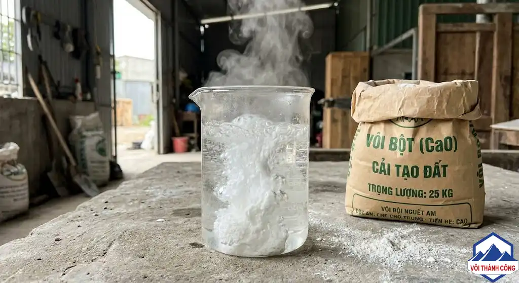 Kiểm tra vôi bột chất lượng tốt
