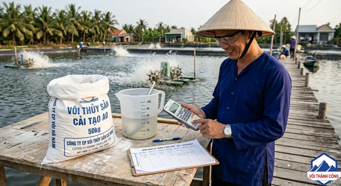 Tính toán liều lượng vôi